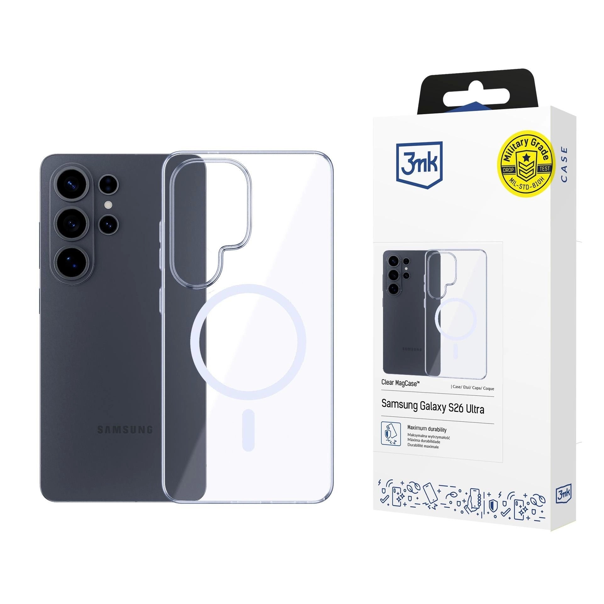 Dėklas 3mk Clear MagCase Samsung S948 S26 Ultra Default Title