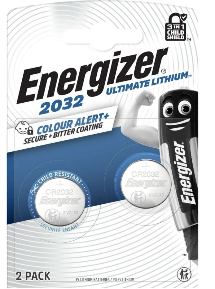 Ličio elementas Energizer Ultimate Lithium CR2032 3V 254mAh 2 vnt. Default Title