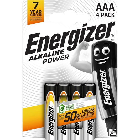 Šarminis elementas Energizer Alkaline Power LR03 (AAA) 1.5V 4 vnt. Default Title
