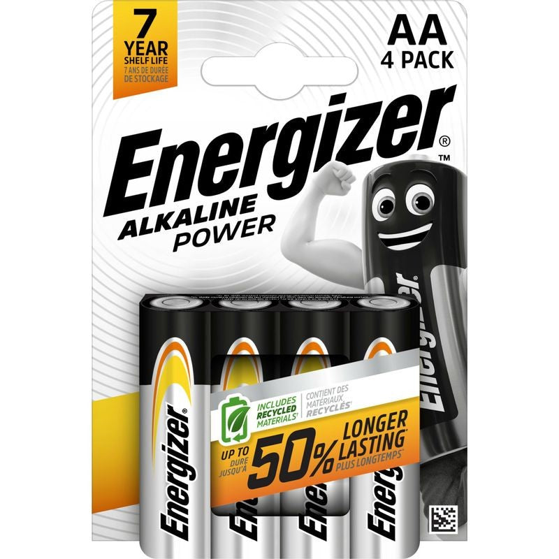 Šarminis elementas Energizer Alkaline Power LR6 (AA) 1.5V 4 vnt. Default Title