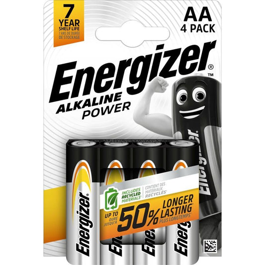 Šarminis elementas Energizer Alkaline Power LR6 (AA) 1.5V 4 vnt. Default Title
