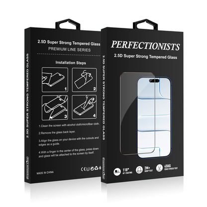 LCD apsauginis stikliukas Perfectionists 2.5D Super Strong Tempered Glass Apple iPhone 15/16 juodas Default Title