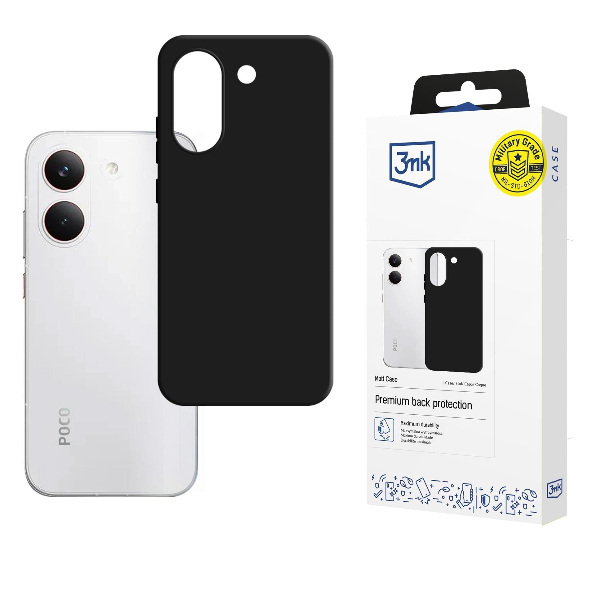 Dėklas 3mk Matt Case Xiaomi Poco X8 Pro juodas Default Title