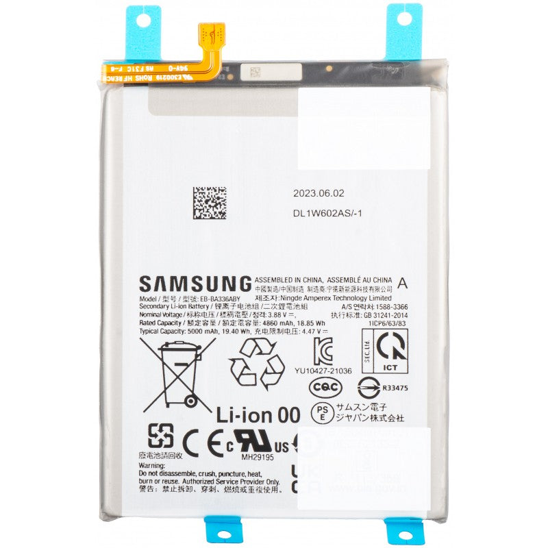 Akumuliatorius Samsung A336 A33 5G/A536 A53 5G 5000mAh EB-BA336ABY/EB-BA536ABY (service pack) Default Title