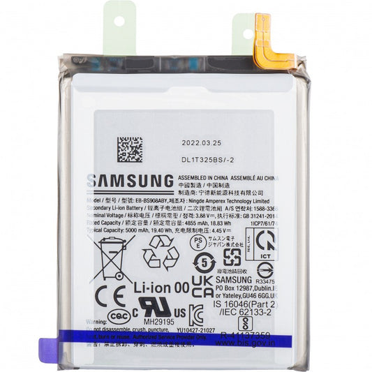 Akumuliatorius Samsung S908 S22 Ultra 5000mAh EB-BS908ABY (service pack) Default Title