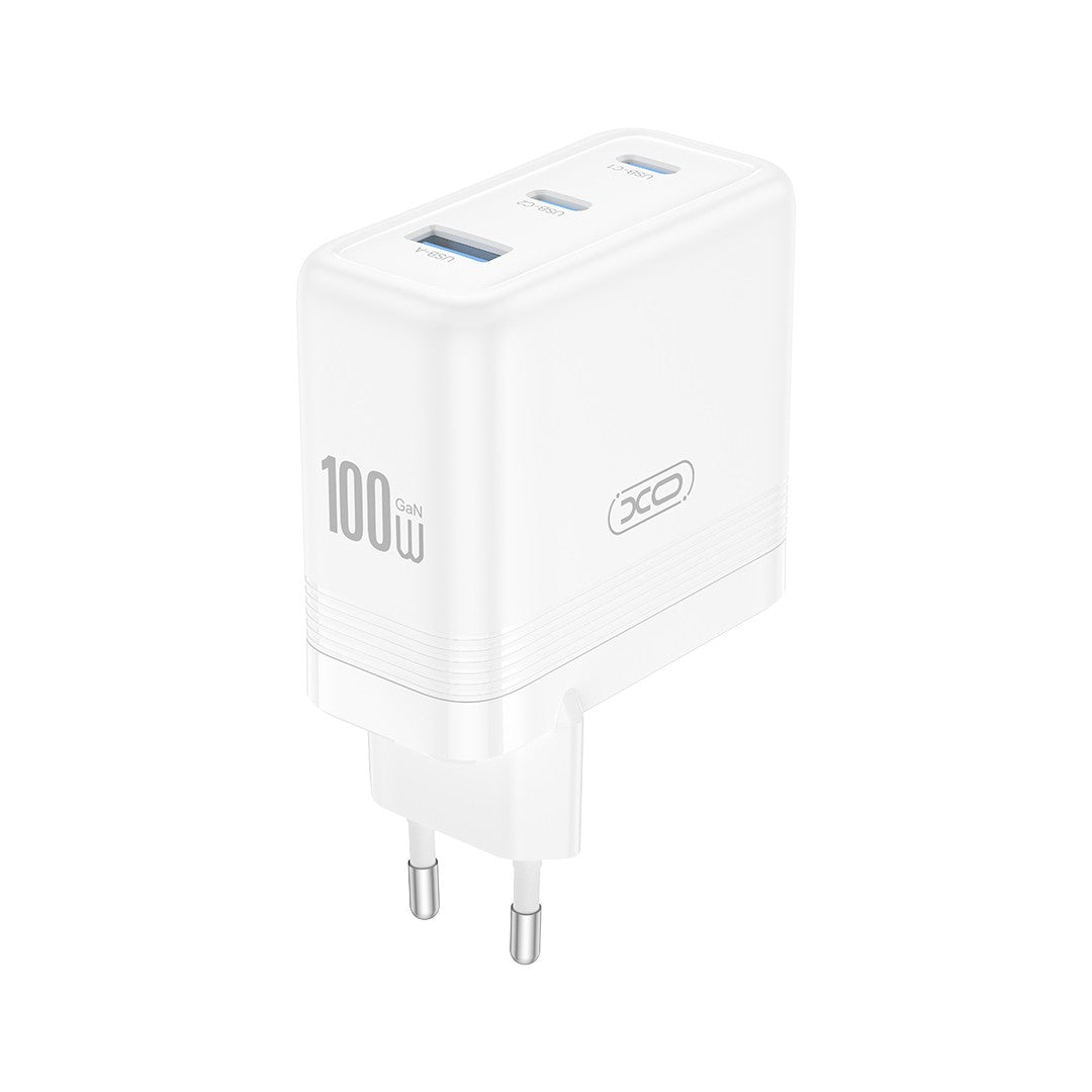 Įkroviklis XO CE35 100W 2xUSB-C/USB-A baltas Default Title