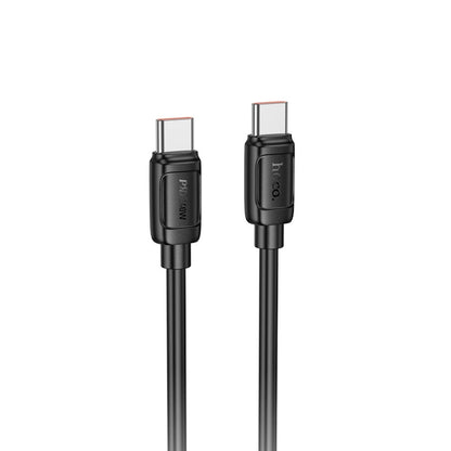 USB kabelis Hoco X115 240W USB-C to USB-C 1.0m juodas