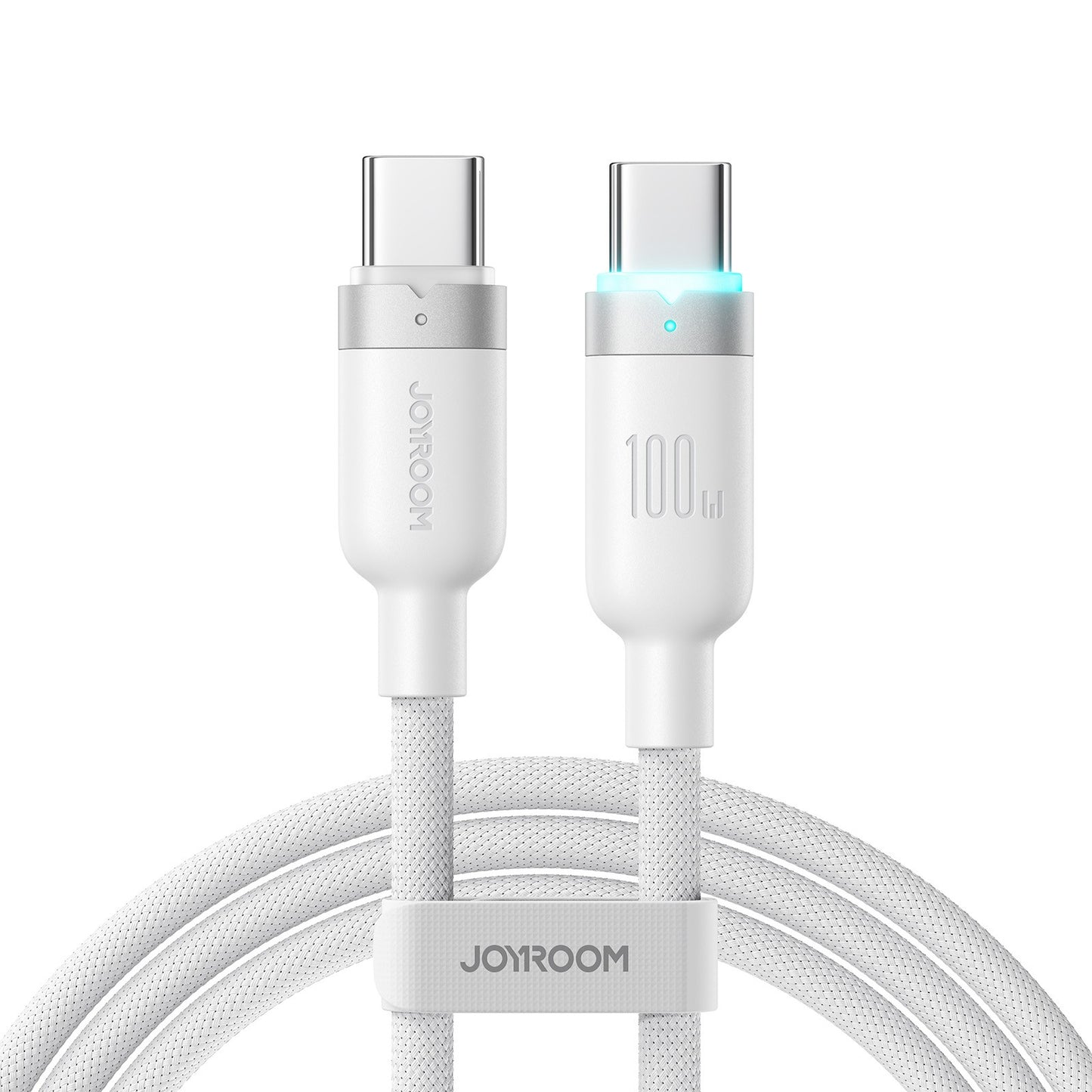 USB kabelis Joyroom S-A63 USB-C to USB-C 100W 1.2m baltas