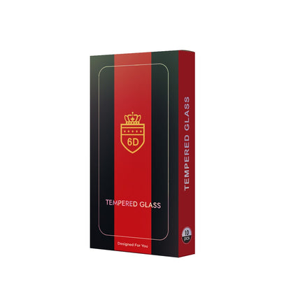 LCD apsauginis stikliukas 6D Samsung A566 A56 5G juodas (10 vnt. rinkinys)