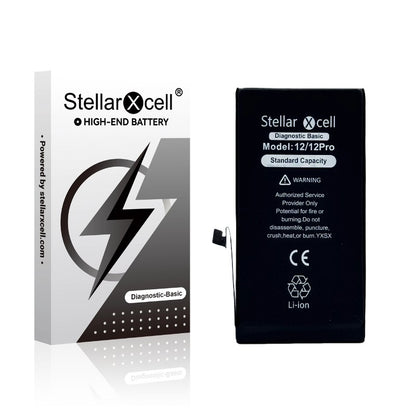 Akumuliatorius StellarXcell Diagnostic Apple iPhone 12/12 Pro 2815mAh (Standart Capacity + HQ Copy BMS) Default Title