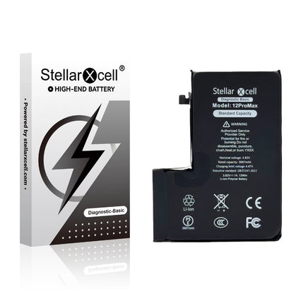 Akumuliatorius StellarXcell Diagnostic Apple iPhone 12 Pro Max 3687mAh (Standart Capacity + HQ Copy BMS) Default Title