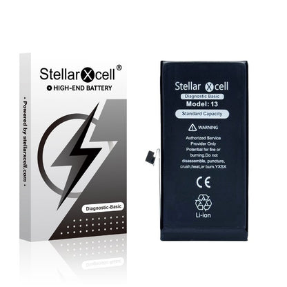 Akumuliatorius StellarXcell Diagnostic Apple iPhone 13 3227mAh (Standart Capacity + HQ Copy BMS) Default Title