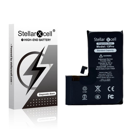 Akumuliatorius StellarXcell Diagnostic Apple iPhone 13 Pro 3230mAh (Standart Capacity + HQ Copy BMS) Default Title