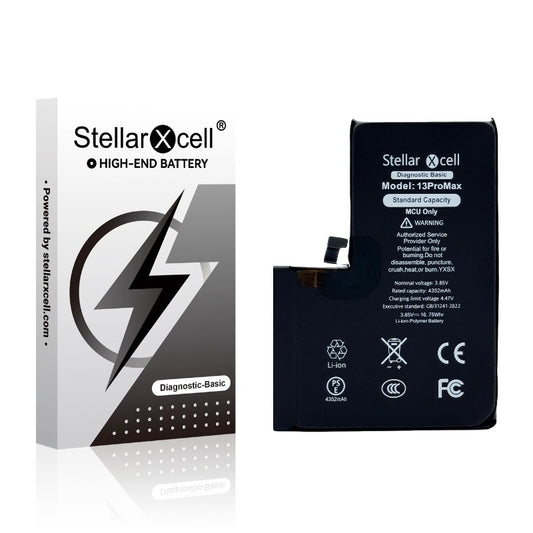 Akumuliatorius StellarXcell Diagnostic Apple iPhone 13 Pro Max 4352mAh (Standart Capacity + HQ Copy BMS) Default Title