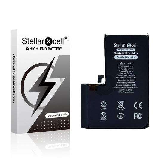 Akumuliatorius StellarXcell Diagnostic Apple iPhone 14 Pro Max 4330mAh (Standart Capacity + HQ Copy BMS) Default Title