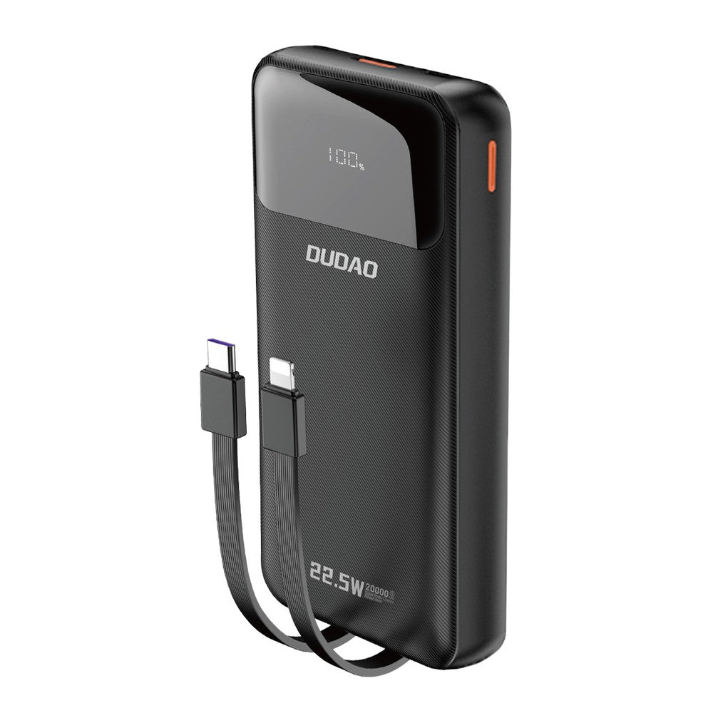 Išorinė baterija Power Bank Dudao K15 Pro 22.5W 20000mAh juoda