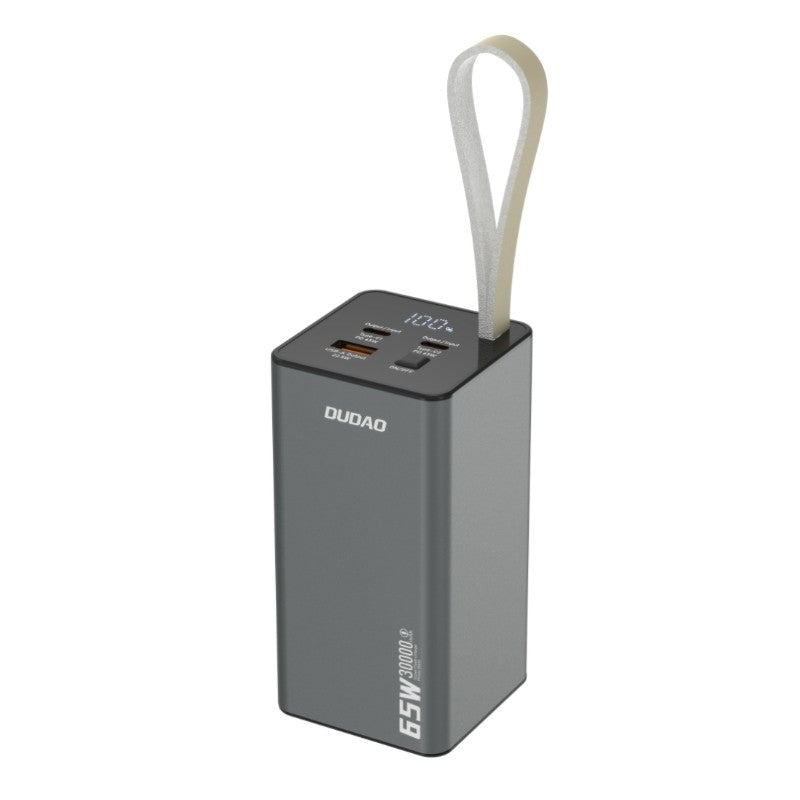 Išorinė baterija Power Bank Dudao K65+ 65W 30000mAh juoda