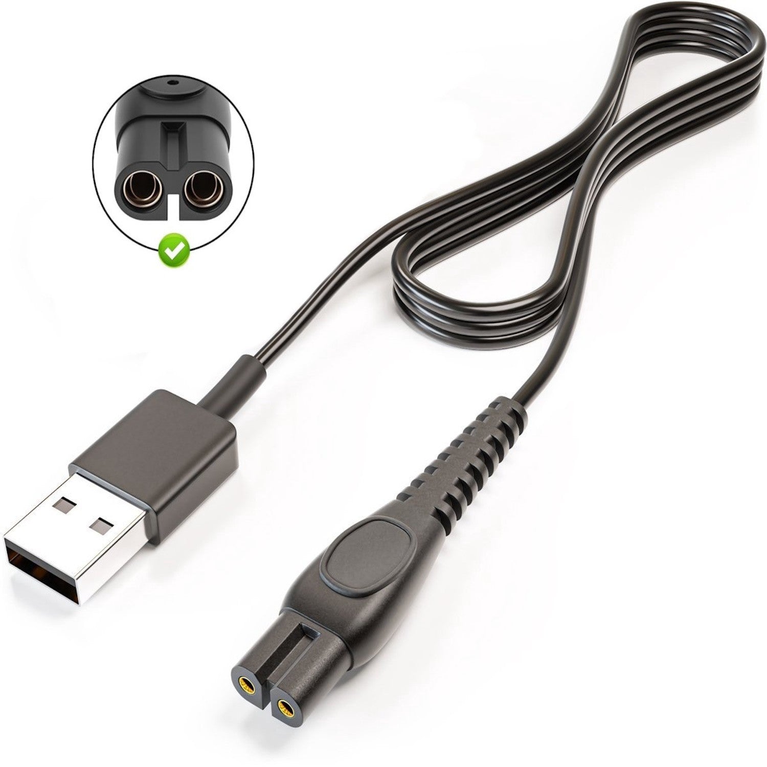 USB įkrovimo laidas Philips barzdaskutėms ir plaukų kirpimo mašinėlėms Reach CP1788/01 Default Title