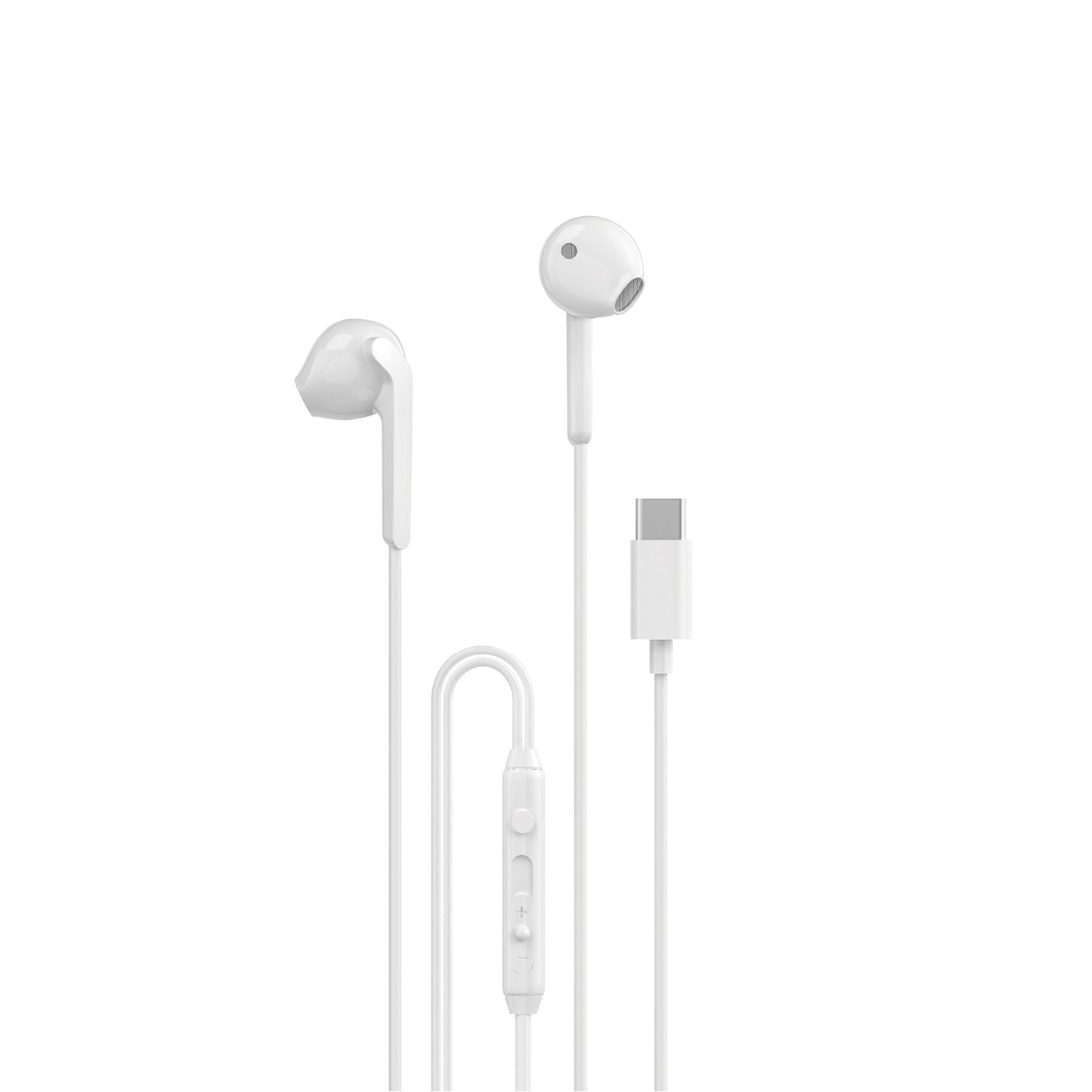 Ausinės Dudao X3C USB-C baltos