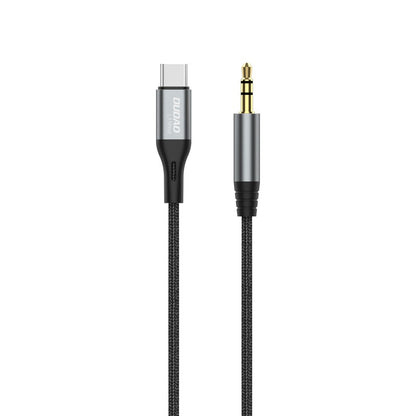 Audio kabelis Dudao L11ProT USB-C to 3.5mm 1.0m juodas