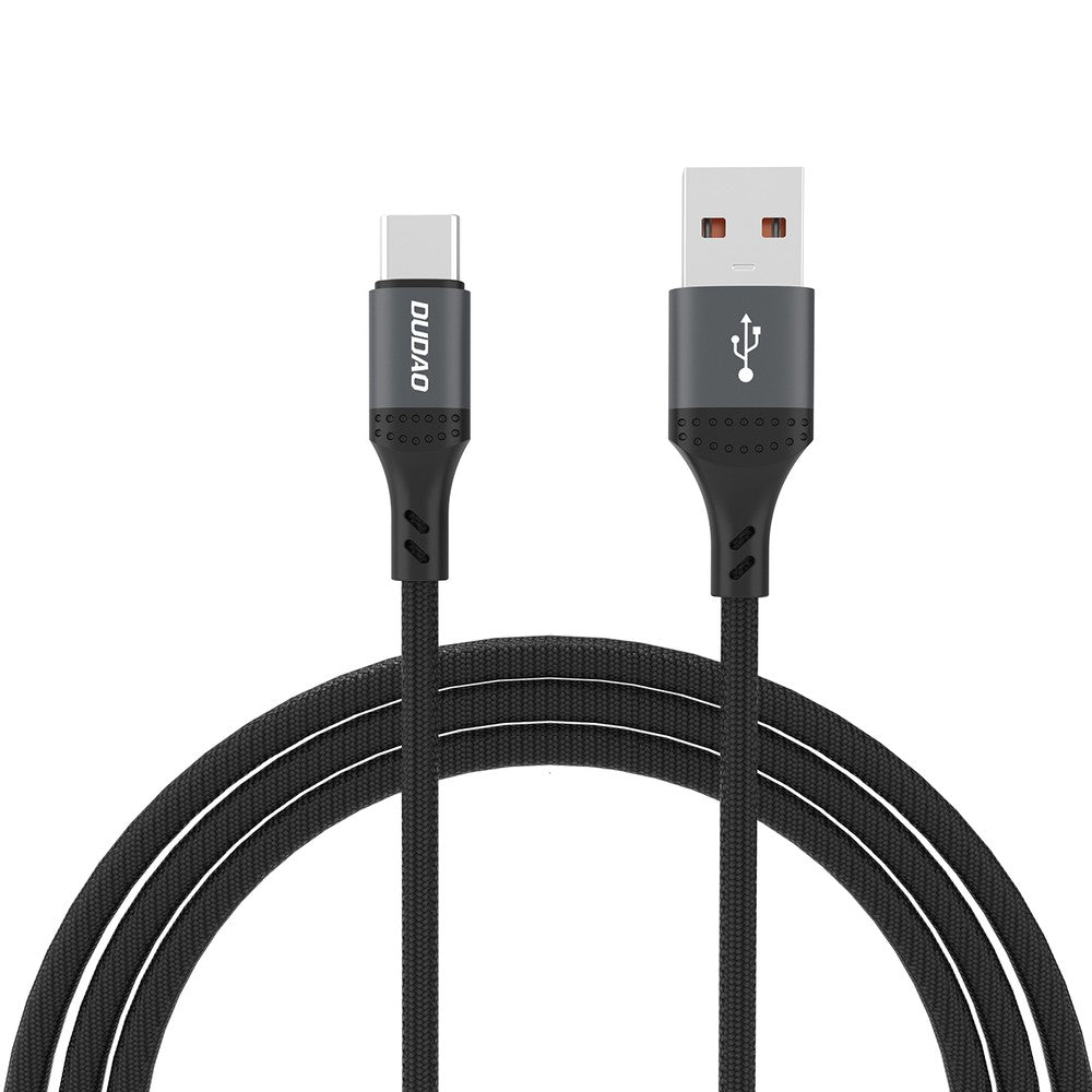 USB kabelis Dudao L3ST USB-A to USB-C 5A 2.0m juodas