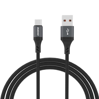 USB kabelis Dudao L3ST USB-A to USB-C 5A 2.0m juodas