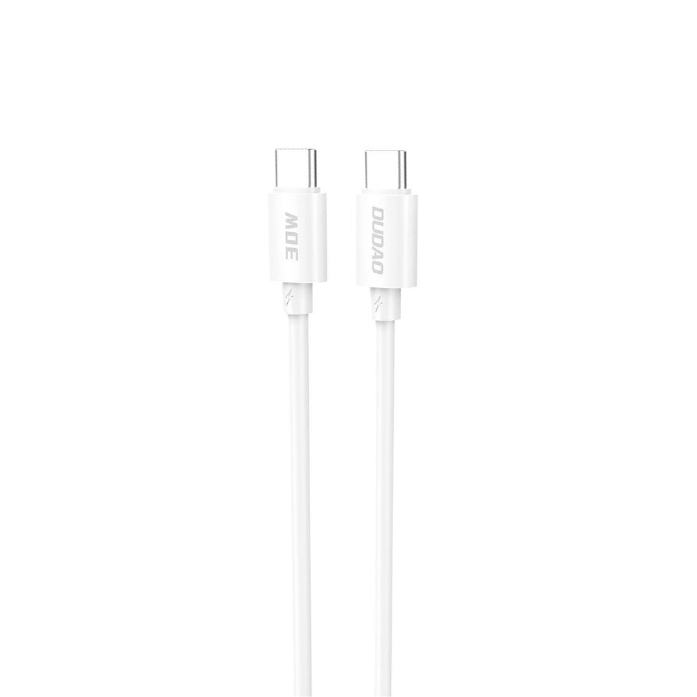USB kabelis Dudao L4C USB-C to USB-C 30W 2.0m baltas