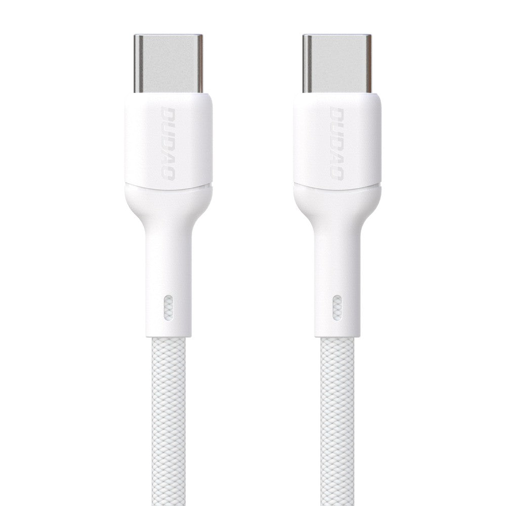 USB kabelis Dudao L9C USB-C to USB-C 65W 1.0m baltas