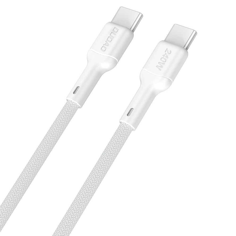 USB kabelis Dudao L9CMax USB-C to USB-C 240W 2.0m baltas
