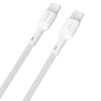 USB kabelis Dudao L9CMax USB-C to USB-C 240W 2.0m baltas