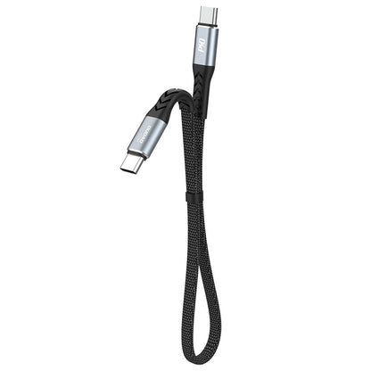 USB kabelis Dudao L10C USB-C to USB-C 100W 0.23m juodas