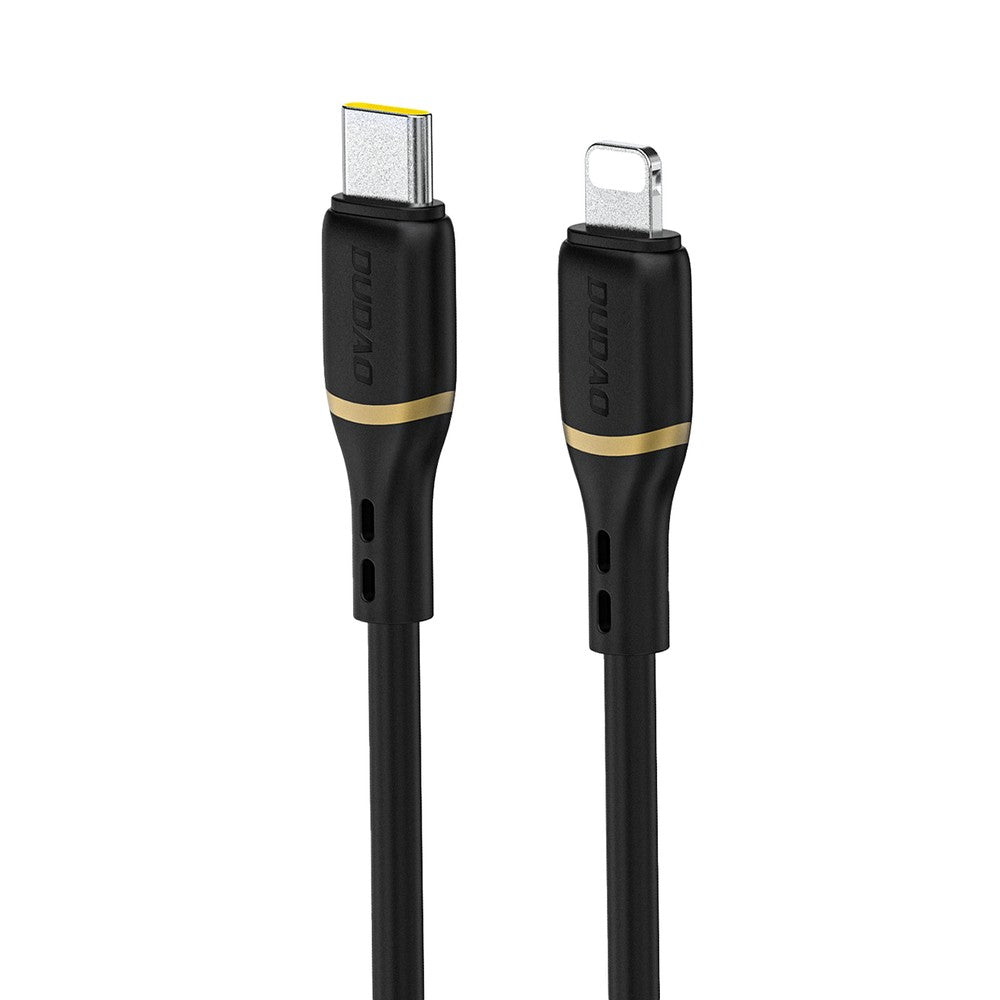 USB kabelis Dudao L25X USB-C to Lightning 30W 1.0m juodas