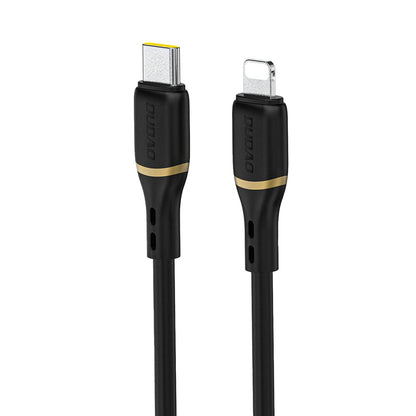 USB kabelis Dudao L25X USB-C to Lightning 30W 1.0m juodas