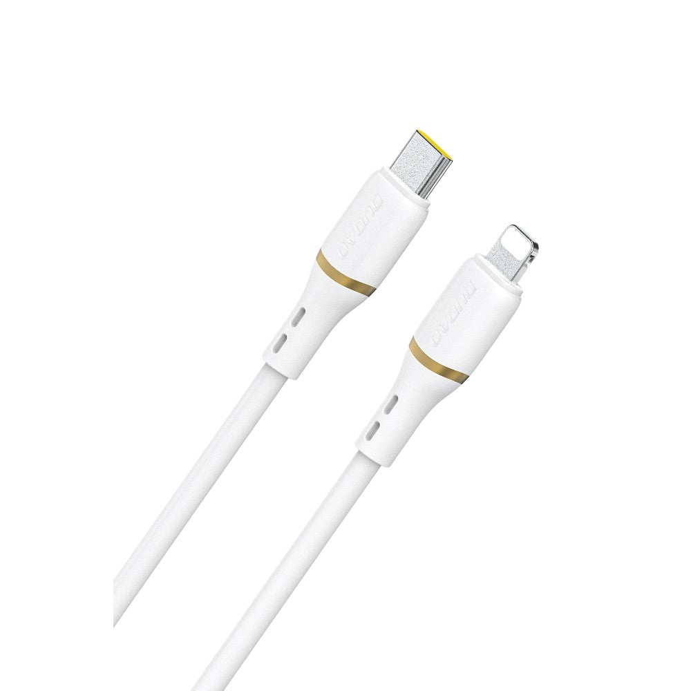 USB kabelis Dudao L25X USB-C to Lightning 30W 1.0m baltas