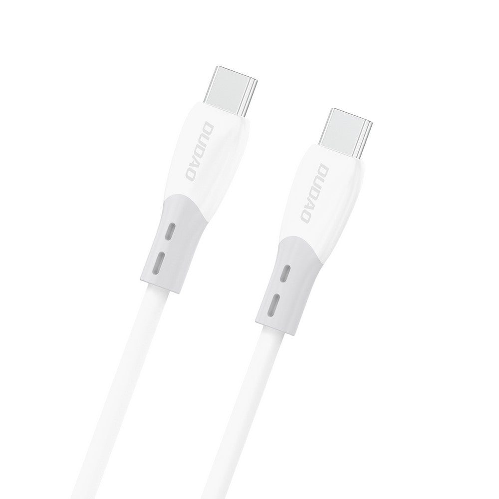 USB kabelis Dudao L25SC USB-C to USB-C 60W 1.0m baltas