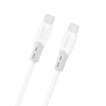 USB kabelis Dudao L25SC USB-C to USB-C 60W 2.0m baltas