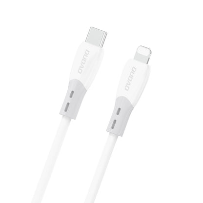 USB kabelis Dudao L25SX USB-C to Lightning 30W 2.0m baltas