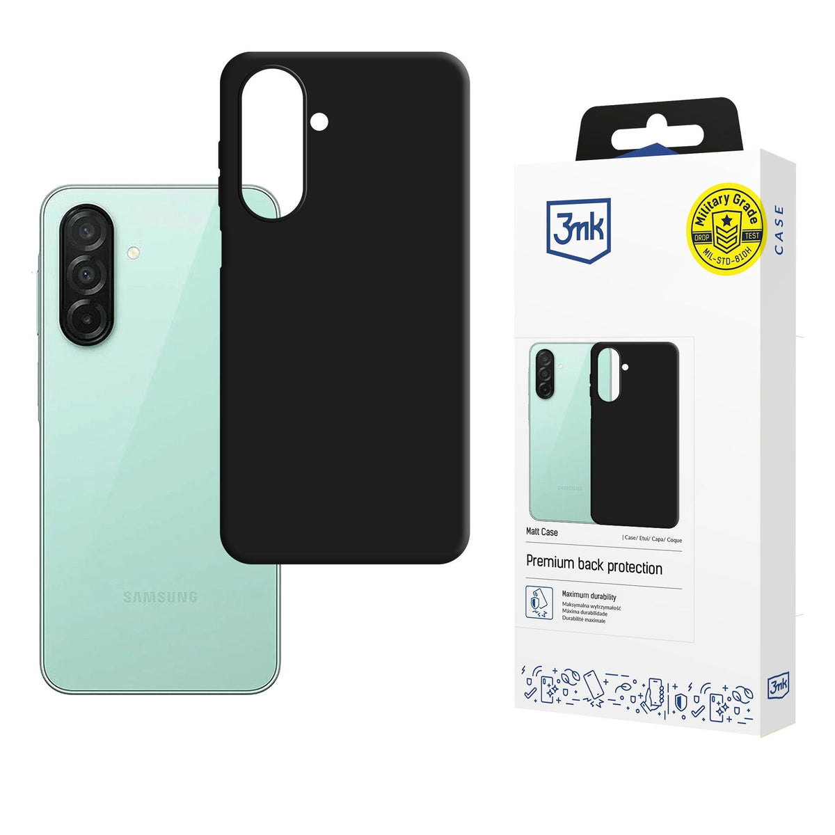 Dėklas 3mk Matt Case Samsung A276 A27 5G juodas Default Title