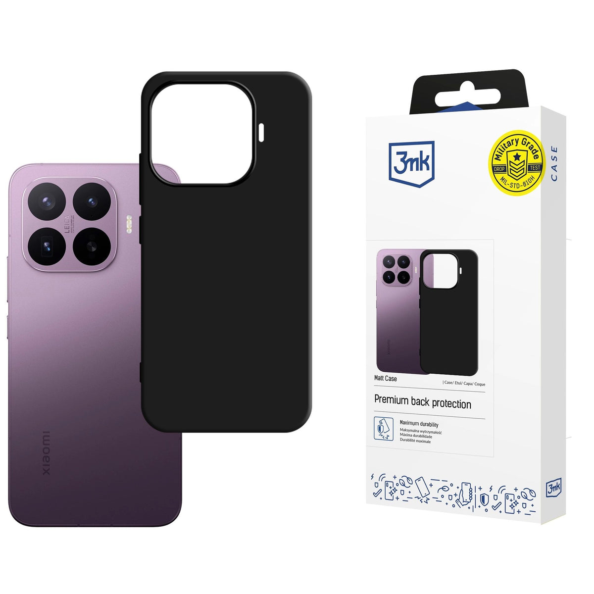 Dėklas 3mk Matt Case Xiaomi 17T Pro juodas Default Title