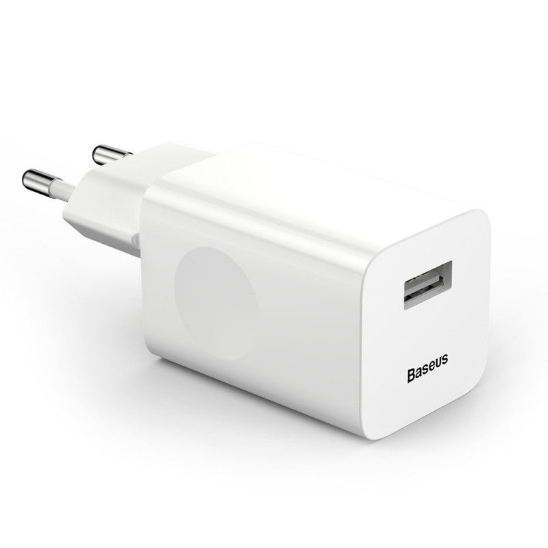 Įkroviklis Baseus Quick Charger 24W USB-A baltas CCALL-BX02
