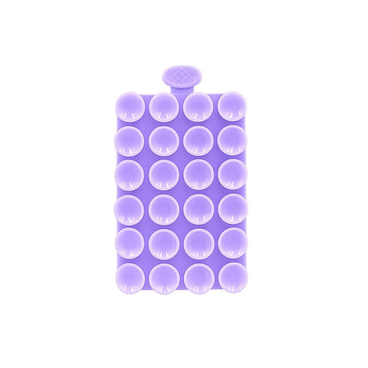 Silikoninis laikiklis su siurbtukais Setty SP-MUN-01 violetinis