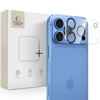 Apsauginis stikliukas kamerai Tech-Protect Cam Fit+ Apple iPhone 18 Pro Max skaidrus