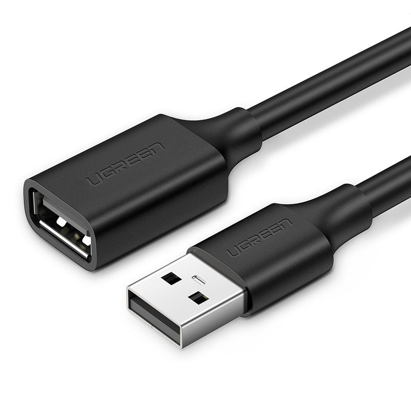 USB kabelio ilgiklis Ugreen USB-A to USB-A 1.5m juodas (10315)