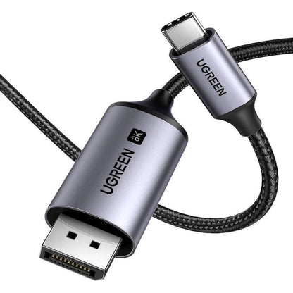 Kabelis Ugreen CM556 USB-C to DisplayPort (8K@60Hz) 1.0m juodas (25157)