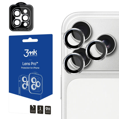 Apsauginis stikliukas kamerai 3mk Lens Pro Apple iPhone 18 Pro/18 Pro Max sidabrinis