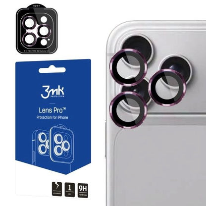 Apsauginis stikliukas kamerai 3mk Lens Pro Apple iPhone 18 Pro/18 Pro Max vyšninis