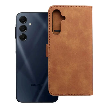Dėklas Tender Book Samsung A165 A16 4G/A166 A16 5G rudas