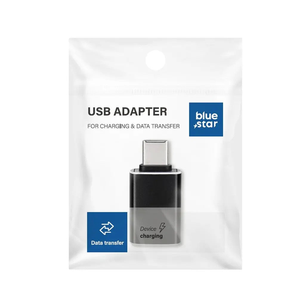 Adapteris Blue Star USB-C to USB-A (OTG) Default Title