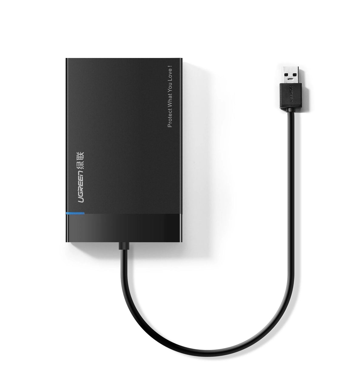 Kietojo disko korpusas Ugreen US221 USB3.0 2.5'' HDD/SSD juodas (30847)
