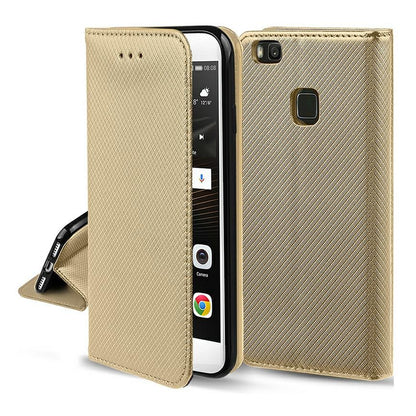 Dėklas Smart Magnet Xiaomi Redmi 17 4G/5G auksinis